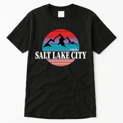 Retro Salt Lake City Utah Tall T-Shirt