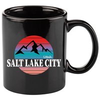 Retro Salt Lake City Utah 11oz C Handle Ceramic Mug