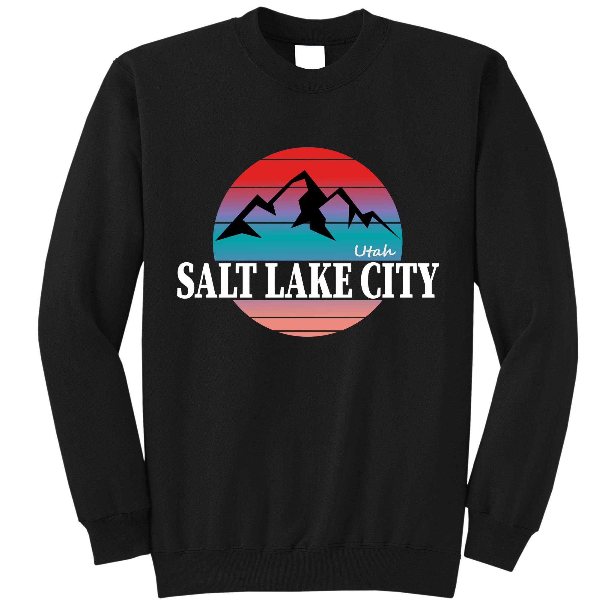 Retro Salt Lake City Utah Tall Sweatshirt