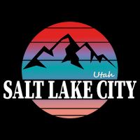 Retro Salt Lake City Utah Ladies Long Sleeve Shirt