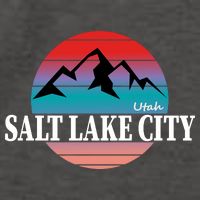 Retro Salt Lake City Utah Vector Backpack