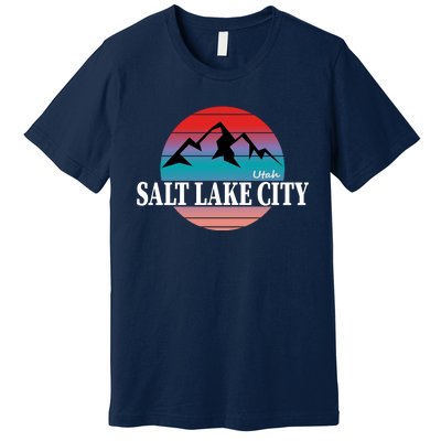 Retro Salt Lake City Utah Premium T-Shirt