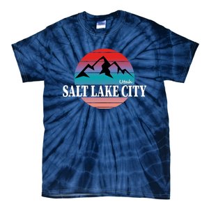 Retro Salt Lake City Utah Tie-Dye T-Shirt