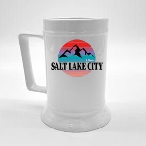 Retro Salt Lake City Utah Beer Stein