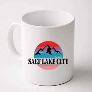 Retro Salt Lake City Utah Coffee Mug