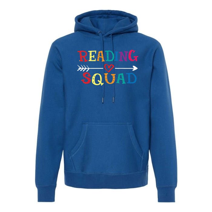 Reading Squad Love Reading Teacher Appreciation Great Gift Premium Hoodie