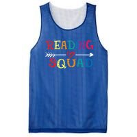 Reading Squad Love Reading Teacher Appreciation Great Gift Mesh Reversible Basketball Jersey Tank