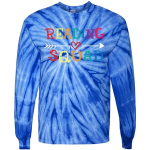 Reading Squad Love Reading Teacher Appreciation Great Gift Tie-Dye Long Sleeve Shirt