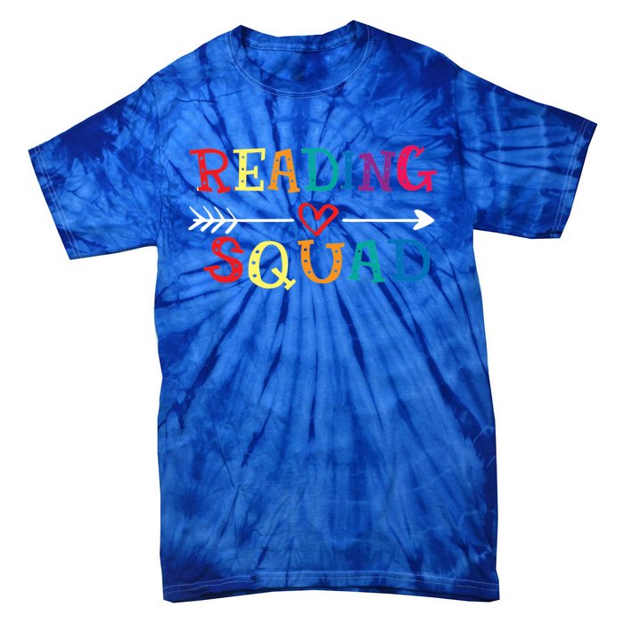 Reading Squad Love Reading Teacher Appreciation Great Gift Tie-Dye T-Shirt