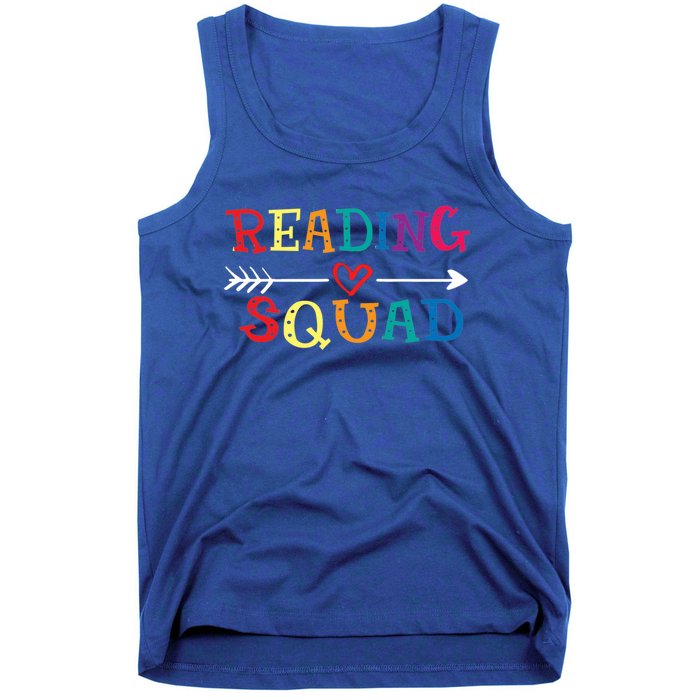 Reading Squad Love Reading Teacher Appreciation Great Gift Tank Top