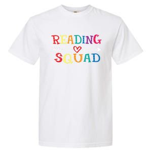 Reading Squad Love Reading Teacher Appreciation Great Gift Garment-Dyed Heavyweight T-Shirt