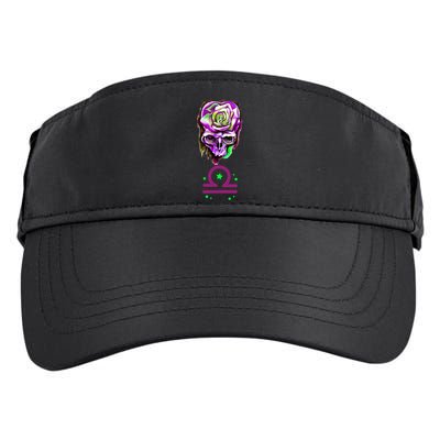 Rose Skull Libra Zodiac Gift Adult Drive Performance Visor