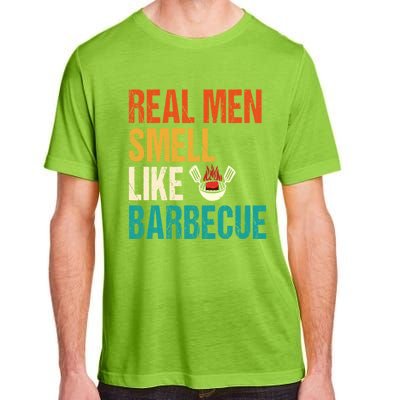 Real Smell Like Barbecue Barbecuing Grilling Bbq Vintage Gift Adult ChromaSoft Performance T-Shirt