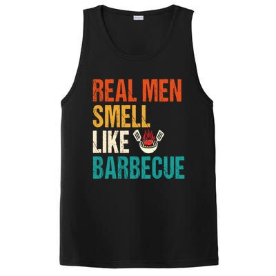 Real Smell Like Barbecue Barbecuing Grilling Bbq Vintage Gift PosiCharge Competitor Tank