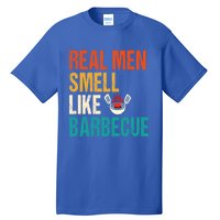 Real Smell Like Barbecue Barbecuing Grilling Bbq Vintage Gift Tall T-Shirt