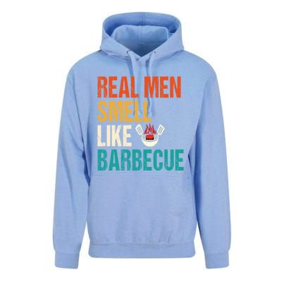 Real Smell Like Barbecue Barbecuing Grilling Bbq Vintage Gift Unisex Surf Hoodie