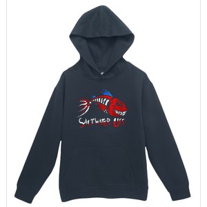 retro Saltwater Life Fisherman Fishing Urban Pullover Hoodie