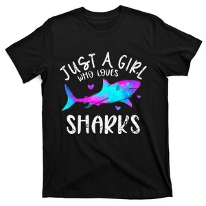 retro Shark Lover Gift Shark animal T-Shirt