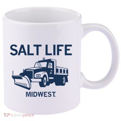 Raygun Salt Life Midwest 11oz C Handle Ceramic Mug