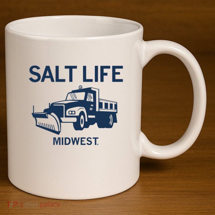 Raygun Salt Life Midwest 11oz C Handle Ceramic Mug