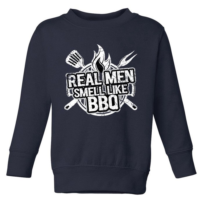 Real Smell Like Bbq For Barbecue Smoker Grill Toddler Sweatshirt