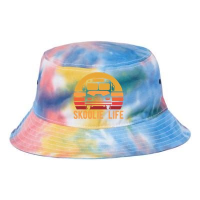 Retro Skoolie Life Converted School Bus Home Lifestyle Tie Dye Newport Bucket Hat