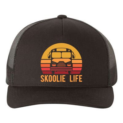 Retro Skoolie Life Converted School Bus Home Lifestyle Yupoong Adult 5-Panel Trucker Hat