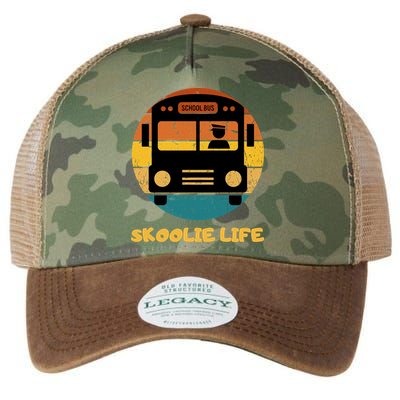 Retro Skoolie Life Converted School Bus Home Lifestyle Legacy Tie Dye Trucker Hat