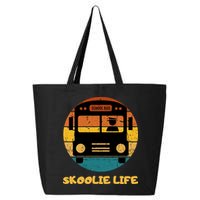 Retro Skoolie Life Converted School Bus Home Lifestyle 25L Jumbo Tote