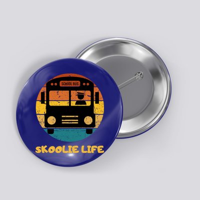 Retro Skoolie Life Converted School Bus Home Lifestyle Button
