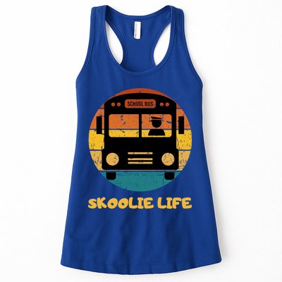 Retro Skoolie Life Converted School Bus Home Lifestyle Womens Tank Top