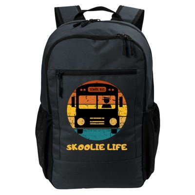 Retro Skoolie Life Converted School Bus Home Lifestyle Daily Commute Backpack