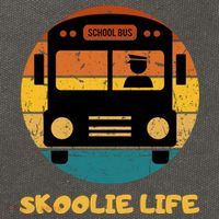 Retro Skoolie Life Converted School Bus Home Lifestyle Cotton Canvas Backpack