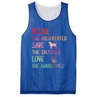 RESCUE SAVE LOVE PET Funny Animal Shelter Volunteer Gifts Mesh Reversible Basketball Jersey Tank