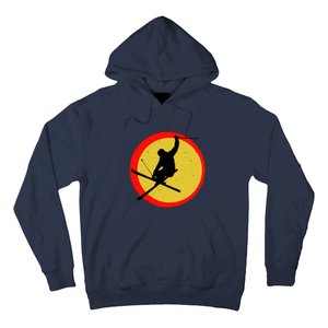 Retro Skiing Logo Hoodie