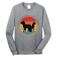 Rescue Save Love Animal Rescue Vintage Design Gift Long Sleeve Shirt