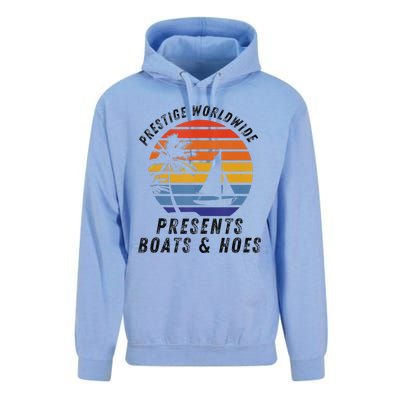 Retro Style Lover Prestige Worldwide Boats And Hoes Unisex Surf Hoodie