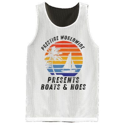 Retro Style Lover Prestige Worldwide Boats And Hoes Mesh Reversible Basketball Jersey Tank