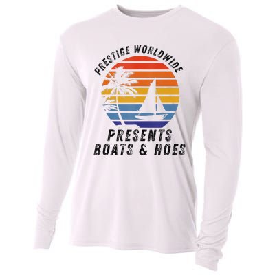 Retro Style Lover Prestige Worldwide Boats And Hoes Cooling Performance Long Sleeve Crew