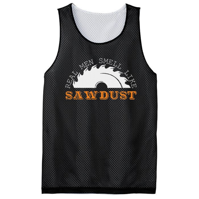 Real Smell Like Sawdust Woodworkers Mesh Reversible Basketball Jersey Tank