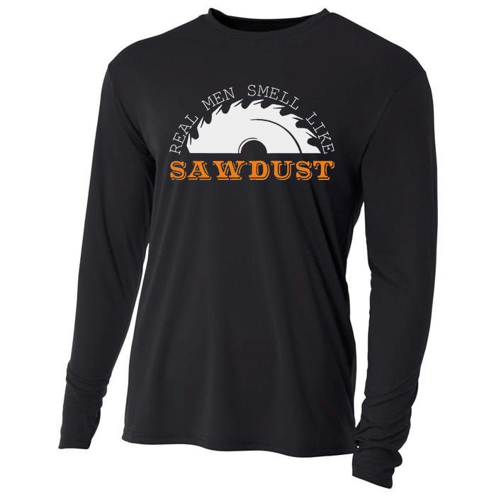 Real Smell Like Sawdust Woodworkers Cooling Performance Long Sleeve Crew