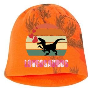 Retro Sunset Loveosaurus Valentines Day Meaningful Gift Kati - Camo Knit Beanie