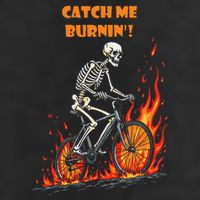 Rebel Skeleton Life Struggle Keep Going Survival Mode Garment-Dyed Fleece Hoodie