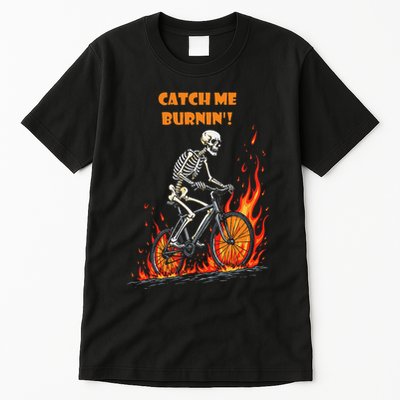 Rebel Skeleton Life Struggle Keep Going Survival Mode Tall T-Shirt