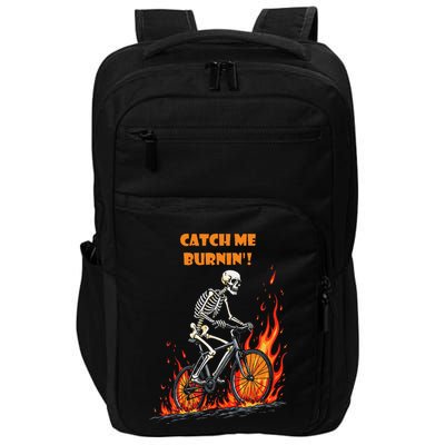 Rebel Skeleton Life Struggle Keep Going Survival Mode Impact Tech Backpack