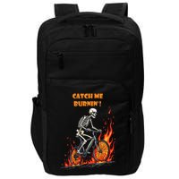 Rebel Skeleton Life Struggle Keep Going Survival Mode Impact Tech Backpack
