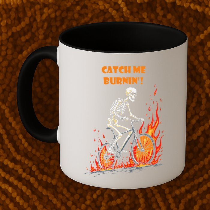 Rebel Skeleton Life Struggle Keep Going Survival Mode Mug