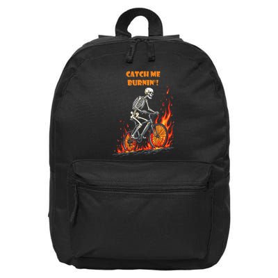 Rebel Skeleton Life Struggle Keep Going Survival Mode 16 in Basic Backpack