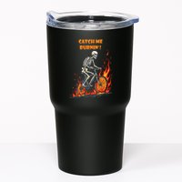 Rebel Skeleton Life Struggle Keep Going Survival Mode Tumbler