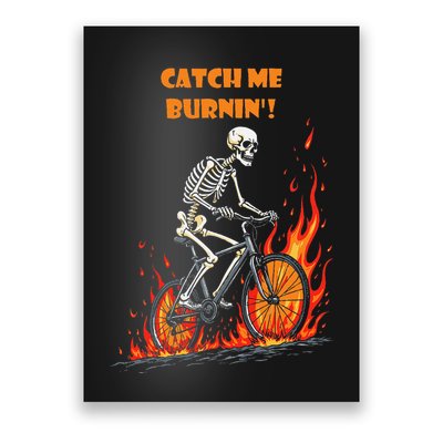 Rebel Skeleton Life Struggle Keep Going Survival Mode Poster